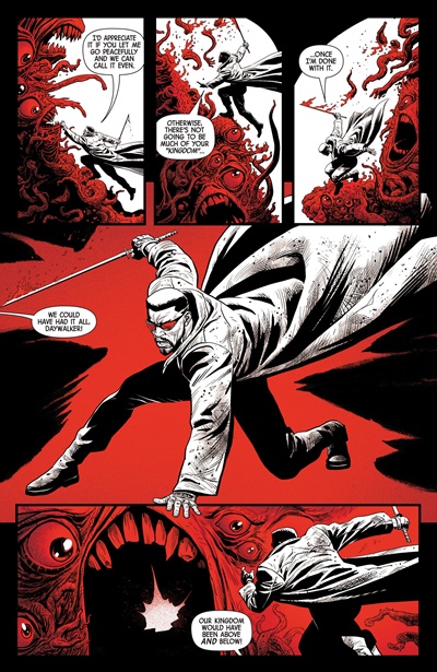 Page #4 from Marvel: Black, White and Blood and Guts (2025 series) #3