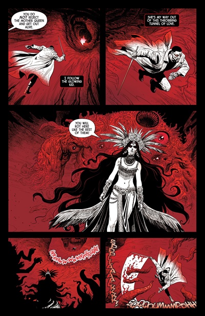 Page #5 from Marvel: Black, White and Blood and Guts (2025 series) #3