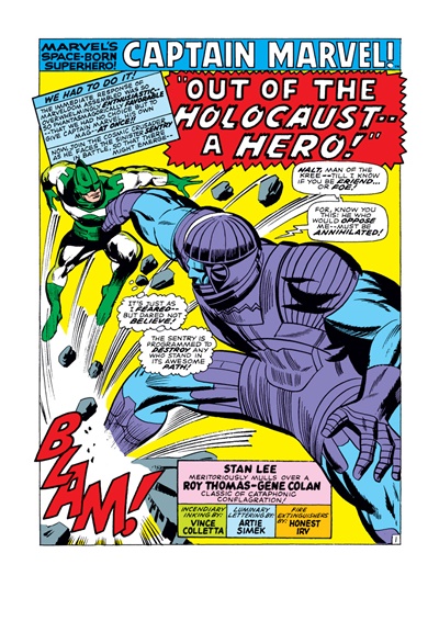 Page #1 from Marvel