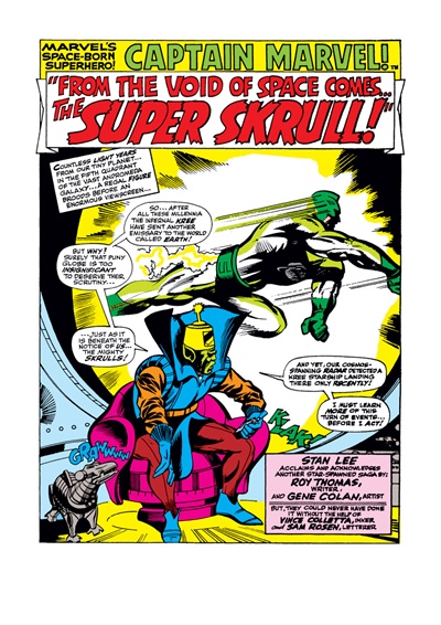 Page #1 from Marvel