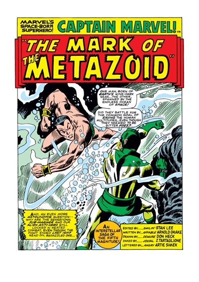 Page #1 from Marvel