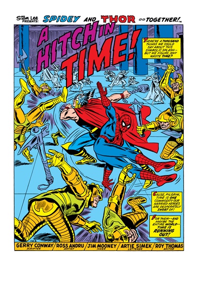 Page #1 from Marvel Team-Up (1972 series) #7
