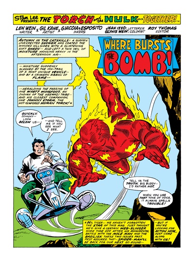 Page #1 from Marvel Team-Up (1972 series) #18
