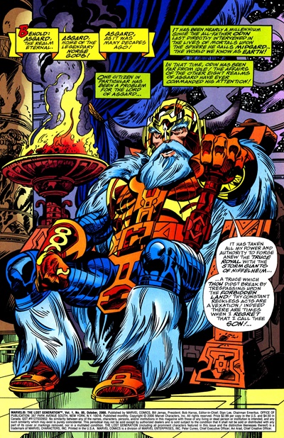 Page #1 from Marvel: The Lost Generation (2000 series) #5