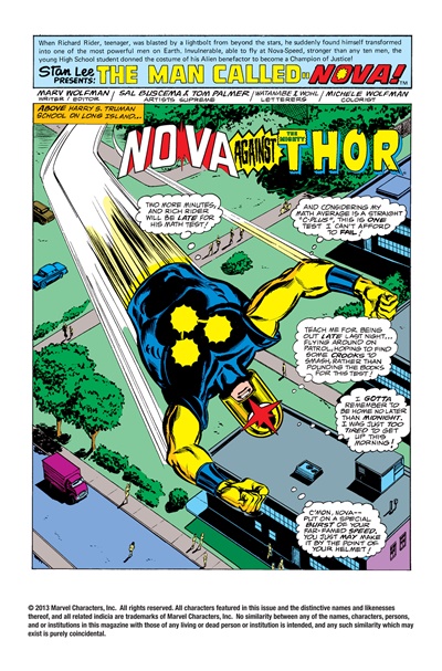 Page #1 from Nova (1976 series) #4