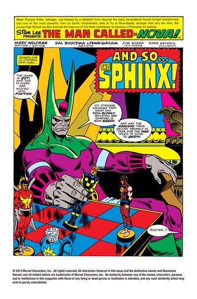 Page #1 from Nova (1976 series) #6