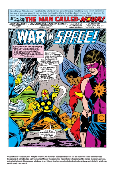 Page #1 from Nova (1976 series) #7