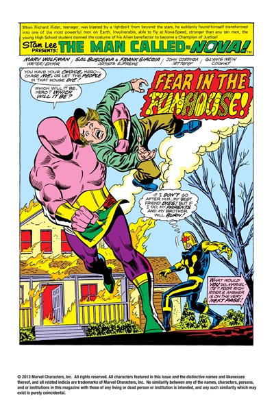 Page #1 from Nova (1976 series) #9