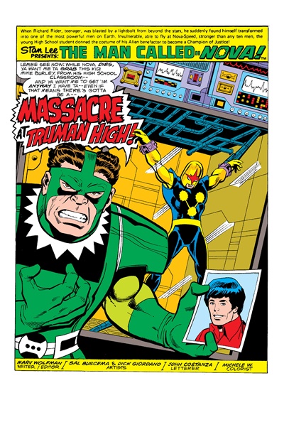 Page #1 from Nova (1976 series) #14