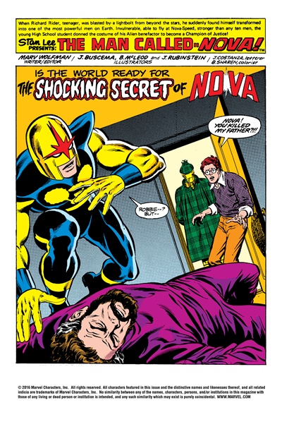 Page #1 from Nova (1976 series) #21