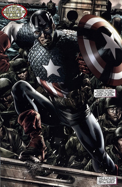Page #2 from Captain America: Reborn (2009 series) #1