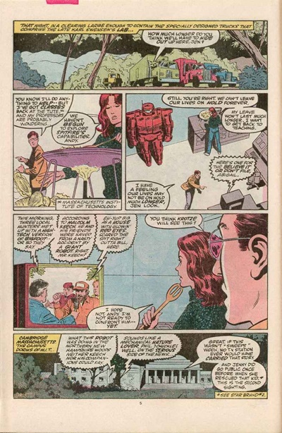 Page #5 from Spitfire and the Troubleshooters (1986 series) #2