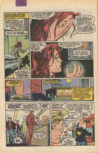 Page #5 from Spitfire and the Troubleshooters (1986 series) #5