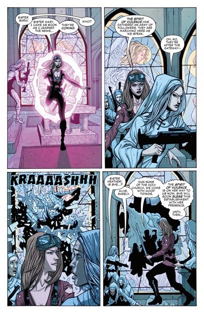 Page #1 from Spirits of Violence (2025 series) #1