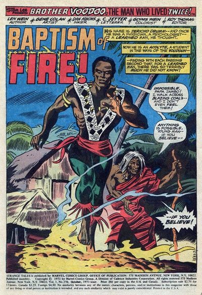 Page #1 from Strange Tales (1973 series) #170