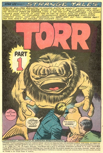 Page #1 from Strange Tales (1973 series) #175