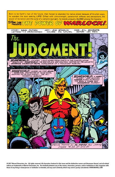 Page #1 from Strange Tales (1973 series) #180