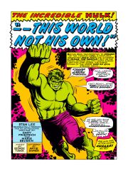 Page #1from Incredible Hulk, The (1968 series) #102