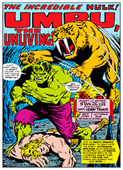 Page #1from Incredible Hulk, The (1968 series) #110