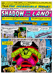 Page #1from Incredible Hulk, The (1968 series) #184