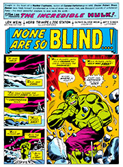 Page #1from Incredible Hulk, The (1968 series) #189