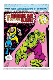 Page #1from Incredible Hulk, The (1968 series) #209