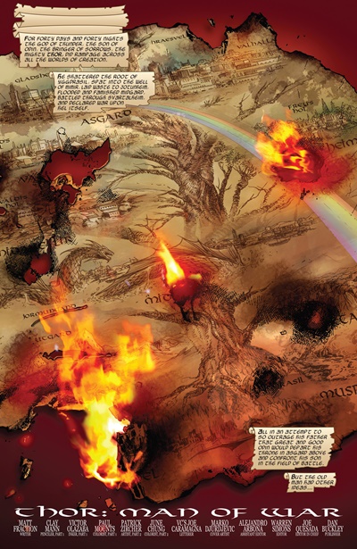 Page #1 from Thor: Man of War (2009 series) #1