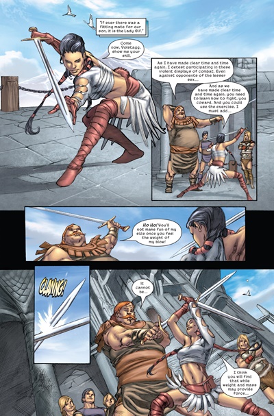 Page #4 from Thor: Son of Asgard (2004 series) #7