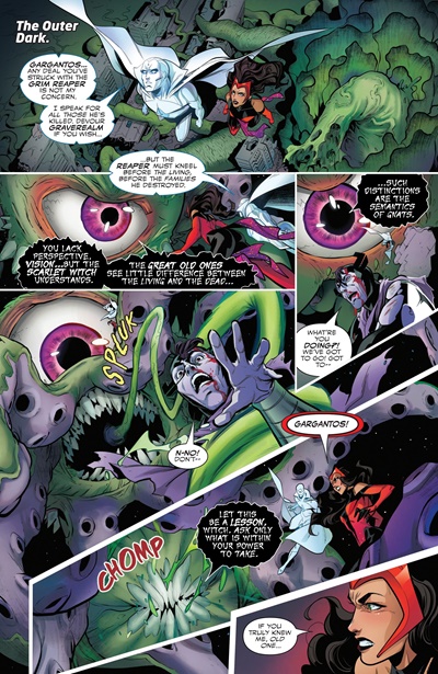 Page #1 from Vision and the Scarlet Witch, The (2025 series) #5