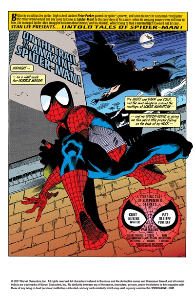 Page #1 from Untold Tales of Spider-Man (1995 series) #7