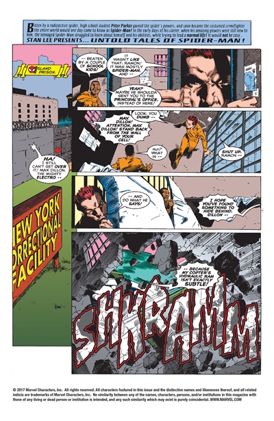 Page #1 from Untold Tales of Spider-Man (1995 series) #11