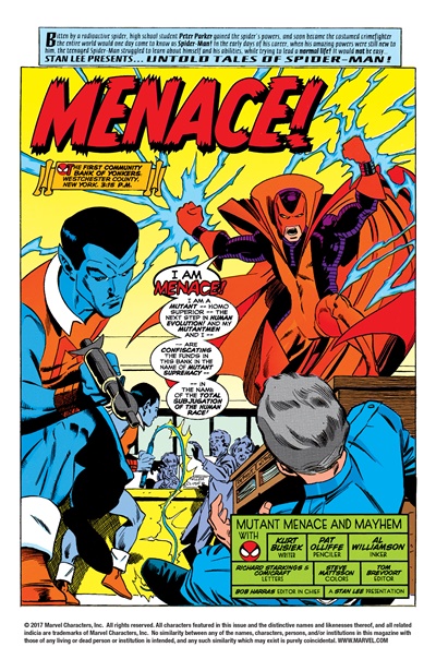 Page #1 from Untold Tales of Spider-Man (1995 series) #21
