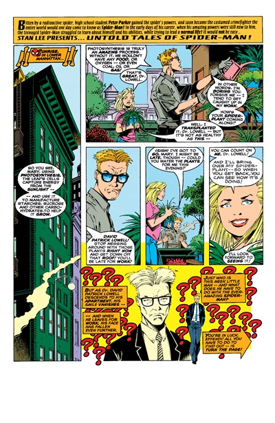 Page #1 from Untold Tales of Spider-Man 