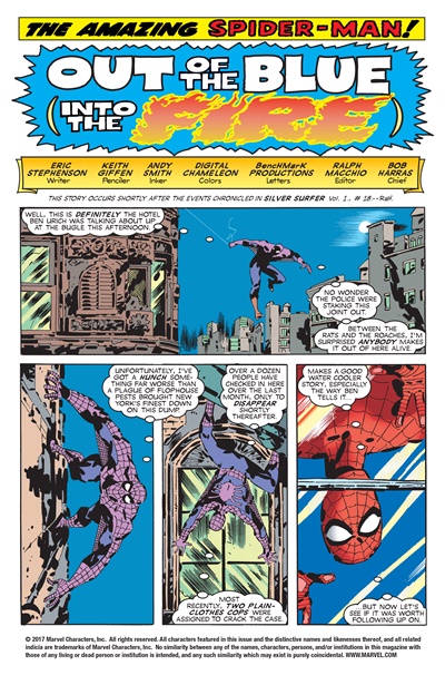 Page #1 from Webspinners: Tales of Spider-Man (1999 series) #4